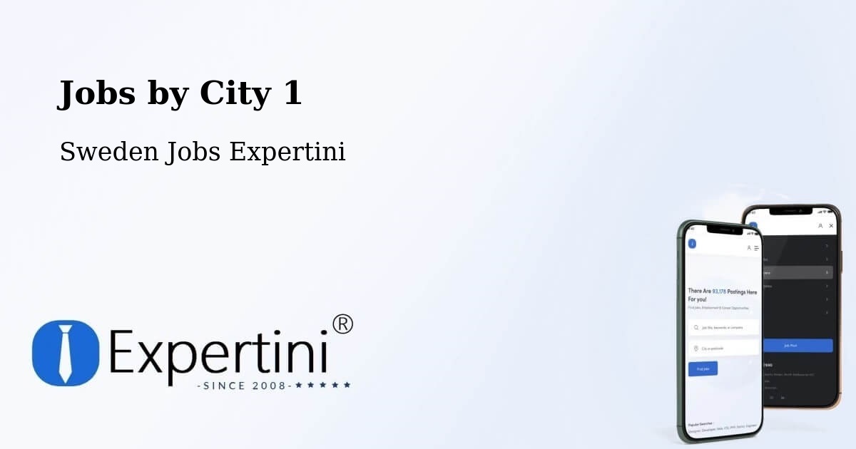 City Jobs in Sweden - Expertini