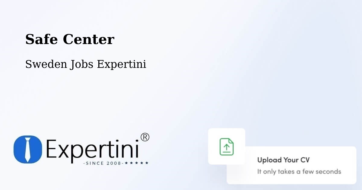 Safety Center – Sandared - Sweden Jobs Expertini